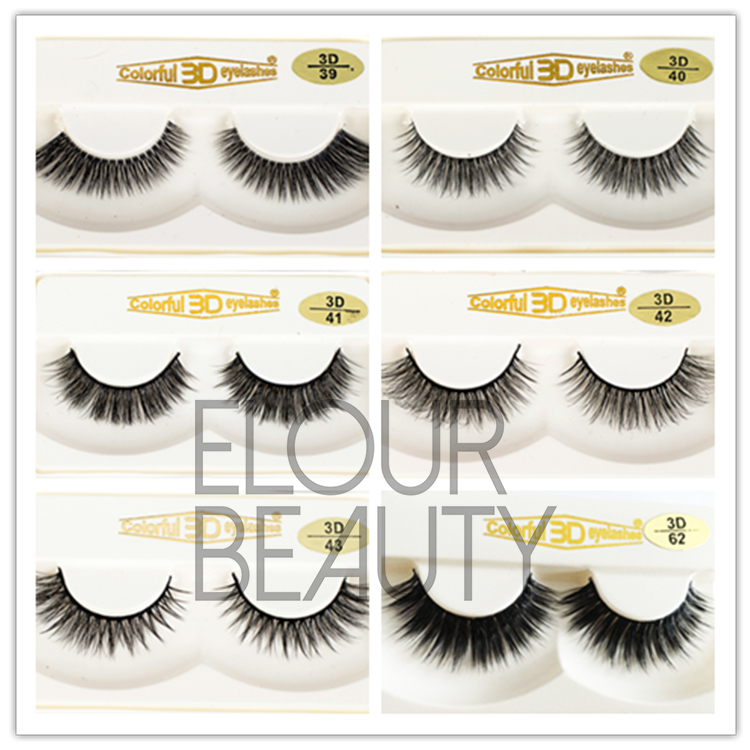 Cheap longer 3d silk best false eyelashes ES31